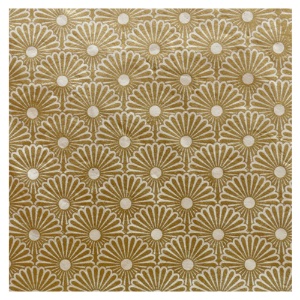 Lamali Decorative Lokta Paper Kahori 20"x30" White/Gold