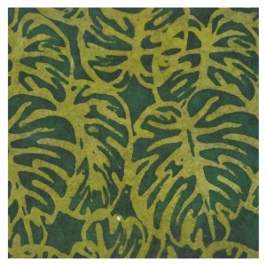 Lamali Decorative Lokta Paper Monstera 20"x30" Green/Light Green