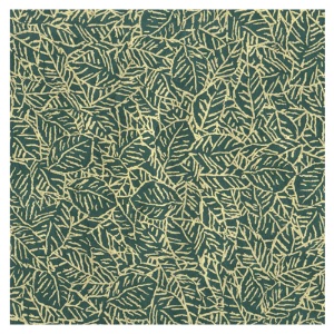 Lamali Decorative Lokta Paper Foliage 20"x30" Green/Gold