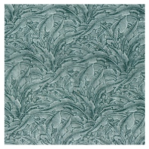 Lamali Decorative Lokta Paper Greenery Small 20"x30" White/Eucalyptus