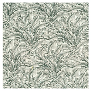 Lamali Decorative Lokta Paper Greenery Small 20"x30" White/Lichen