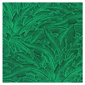 Lamali Decorative Lokta Paper Greenery Medium 20"x30" Teal/Electric Blue