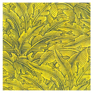 Lamali Decorative Lokta Paper Greenery Medium 20"x30" Yellow/Slate