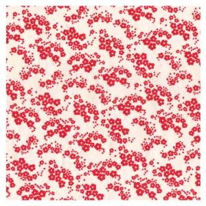 Lamali Decorative Lokta Paper Spring 20"x30" White/Red