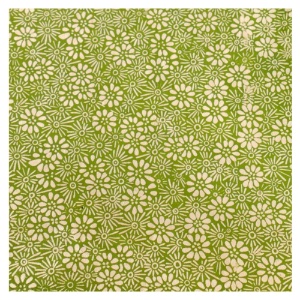 Lamali Decorative Lokta Paper Prairie 20"x30" Cream/Green