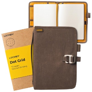 Lochby A5 Field Journal 6.75"x9.75" Brown