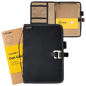 Lochby A5 Field Journal 6.75"x9.75" Charcoal