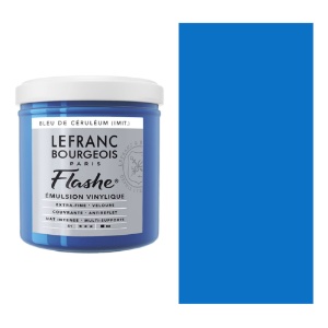 Lefranc & Bourgeois Flashe Vinyl Paint 125ml Cerulean Blue Hue