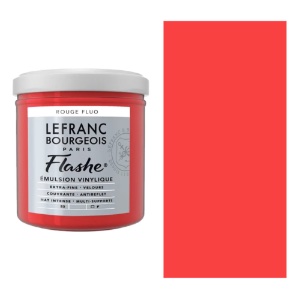 Flashe Vinyl Paint 125ml - Fluorescent Red