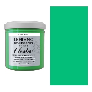 Flashe Vinyl Paint 125ml - Fluorescent Green