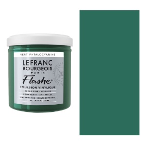 Lefranc & Bourgeois Flashe Vinyl Paint 125ml Pthalocyanine Green