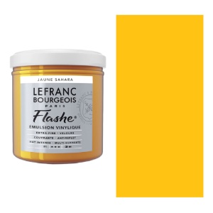 Lefranc & Bourgeois Flashe Vinyl Paint 125ml Sahara Yellow