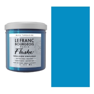 Lefranc & Bourgeois Flashe Vinyl Paint 125ml Turquoise Blue