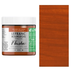 Lefranc & Bourgeois Flashe Bio-Based Vinyl Paint 75ml Mars Orange