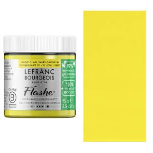 Lefranc & Bourgeois Flashe Bio-Based Vinyl Paint 75ml Cadmium Free Yellow