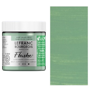Lefranc & Bourgeois Flashe Bio-Based Vinyl Paint 75ml Pale Olive Green