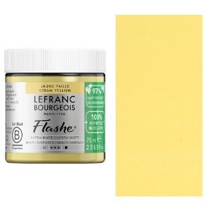 Lefranc & Bourgeois Flashe Bio-Based Vinyl Paint 75ml Straw Yellow
