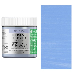Lefranc & Bourgeois Flashe Bio-Based Vinyl Paint 75ml Powder Blue