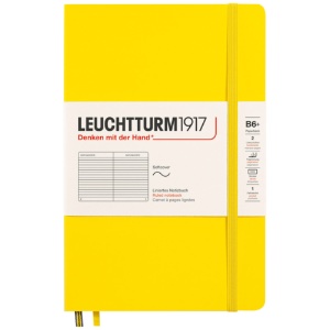 LEUCHTTURM1917 Notebook Medium A5 Hardcover Dotted Bauhaus Lemon