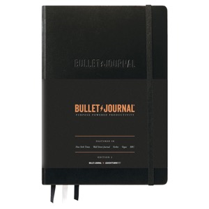 LEUCHTTURM1917 Bullet Journal Edition 2 A5 Hardcover 5-3/4"x8-1/4" Dot Black