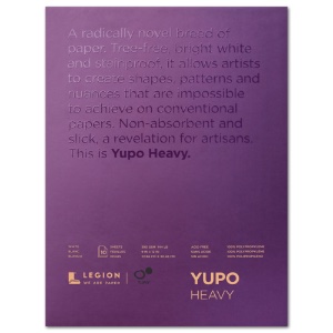 Legion Paper YUPO Heavy Pad 144lb 9"x12" White