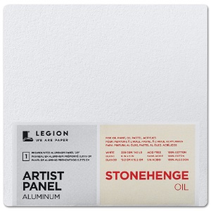 Legion Stonehenge Oil Aluminum Artist Panel 6"x6" White