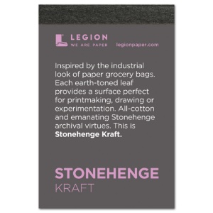 Legion Stonehenge Paper Pad 250gsm 9"x12" Kraft