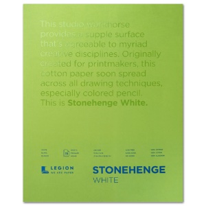 Legion Stonehenge Paper Pad 11"x14" White