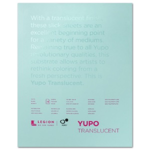 Legion Paper YUPO Translucent Pad 104lb 11"x14" White