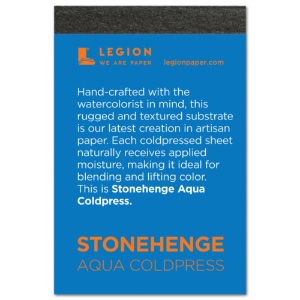 Legion Stonehenge Aqua Paper 140lb 2.5"x3.75" Cold Press