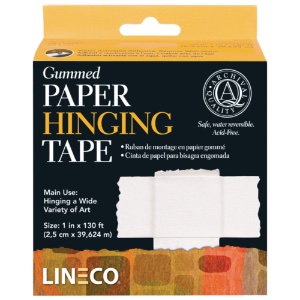 Lineco Gummed Paper Hinging Tape 1"x130ft