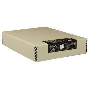 Lineco Archival Slide Storage Case 15.5"x11.5"x3" Tan