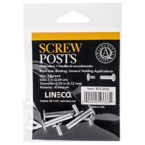 Lineco Screw Post 3 Pack 1"