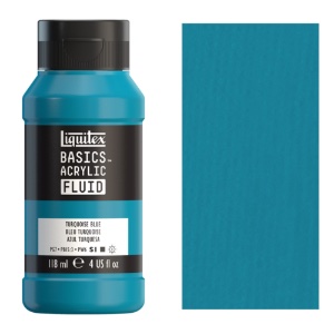 Liquitex Basics Acrylic Fluid 118ml Turquoise Blue