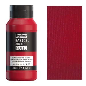 Liquitex Basics Acrylic Fluid 118ml Alizarin Crimson Hue Permanent