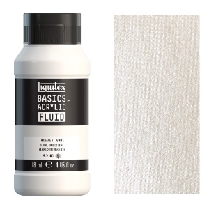Liquitex Basics Acrylic Fluid 118ml Iridescent White