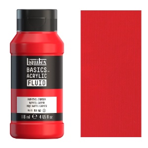 Liquitex Basics Acrylic Fluid 118ml Naphthol Crimson