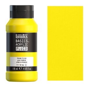 Liquitex Basics Acrylic Fluid 118ml Primary Yellow