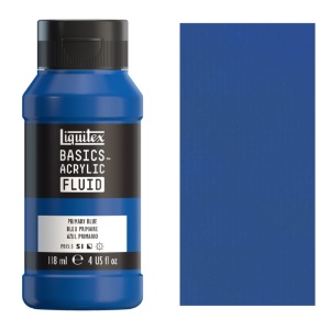 Liquitex Basics Acrylic Fluid 118ml Primary Blue
