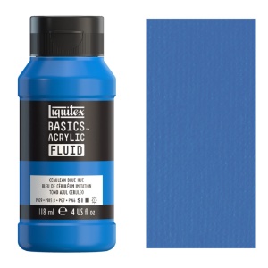 Liquitex Basics Acrylic Fluid 118ml Cerulean Blue Hue