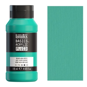 Liquitex Basics Acrylic Fluid 118ml Bright Aqua Green