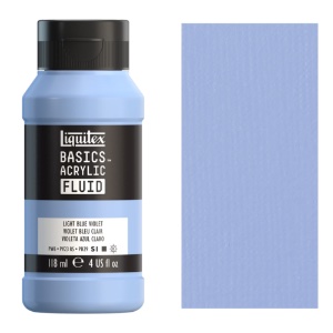 Liquitex Basics Acrylic Fluid 118ml Light Blue Violet