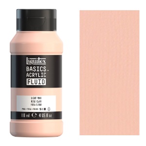 Liquitex Basics Acrylic Fluid 118ml Light Pink