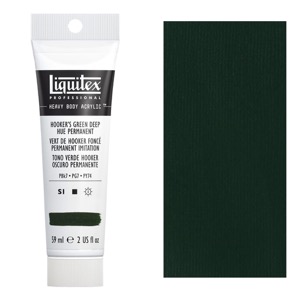 Liquitex Professional Heavy Body Acrylic 2oz Hooker's Green Deep Hue Perm.