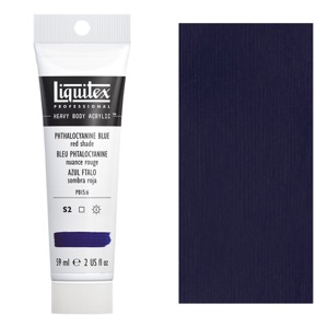 Liquitex Professional Heavy Body Acrylic 2oz Phthalo Blue Red Shade