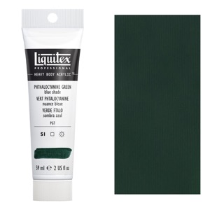 Liquitex Professional Heavy Body Acrylic 2oz Phthalo Green Blue Shade