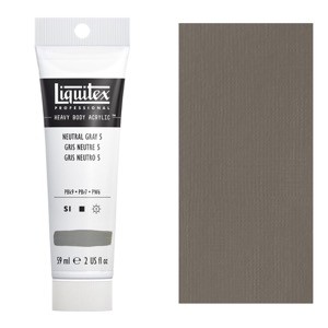 Liquitex Professional Heavy Body Acrylic 2oz Neutral Gray 5