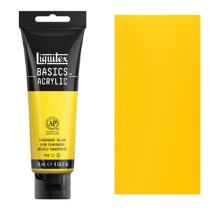Liquitex Basics Acrylic 4oz - Transparent Yellow