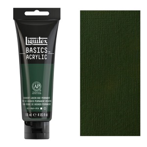 Liquitex BASICS 4oz Tube - Hooker's Green Hue