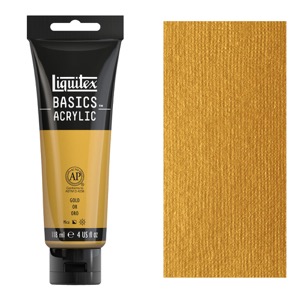 Liquitex BASICS 4oz Tube - Iridescent Gold